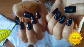 Распаковка посылок из Китая: резка для банана, гель-лак, втирка, трафареты для маникюра