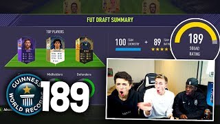 HIGHEST RATED FIFA 18 FUT DRAFT!! VS MINIMINTER & TBJZL
