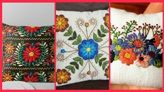 Beautiful Hand embroidery cushions cover ideas for you