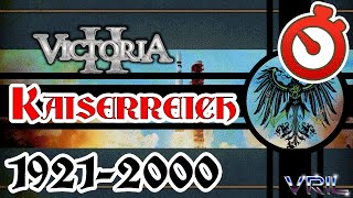 Victoria 2 - Kaiserreich 1921-2000 Europe Timelapse