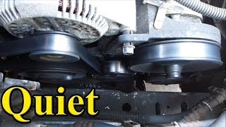 How to Fix a Squeaky Belt (Baby Powder)