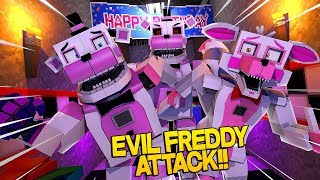 Minecraft Fnaf: Sister Location - Attack Of The Evil Clone Freddy (Minecraft Roleplay)