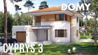 Cyprys 3 - www.domywstylu.pl - projekty domów MTM STYL