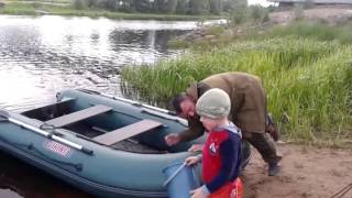 Транцевые колёса для лодки ПВХ Посейдон Викинг 320