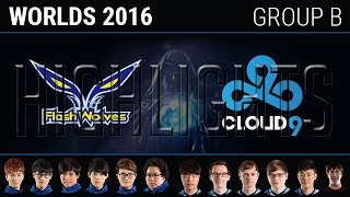 Flash Wolves vs Cloud 9 Highlights, S6 World Championship 2016 Group B Day 3, FW vs C9