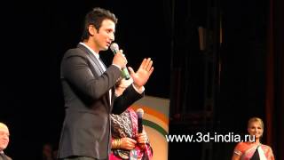 Sharman Joshi in St.Petersburg. Open India festival.