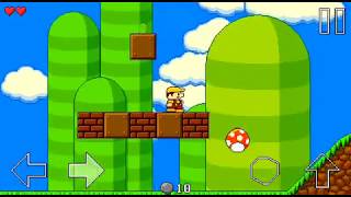 Retro World - walkthrough with secrets - Level 1 (Green Glade)