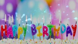 Футаж С Днем Рождения HD Video Background Happy Birthday