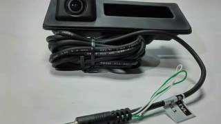 Nwe Audi A4 후방카메라 인터페이스 일체형후방 시공