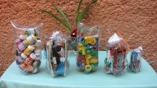 Reusar o reciclar botella de PET Caja de Cierre Ojival