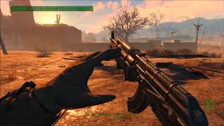 Fallout4 mod UnderBarrel Launcher/shotgun test