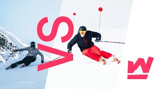 FREESKIER vs. GERMAN SKI-INSTRUCTOR | TURN BATTLE WORLD SKIERS LEAGUE
