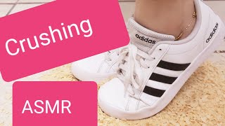 ASMR- Crushing Sounds | Crushing Cereal With Bare Feet  | No Talking