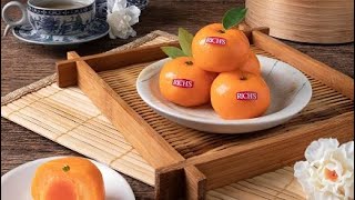 ขนมเปี๊ยะลูกส้มมงคล ได้ทั้งส้ม ไข่แดง และถั่วกวน ต้อนรับตรุษจีน  |  ริช วิปปิ้งครีม