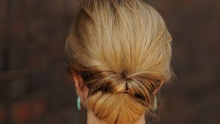 Twisted Chignon Tutorial.