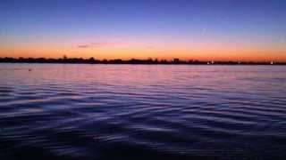 Entardecer no Guaíba