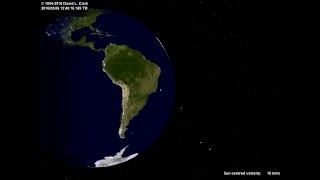 Météorite tombée dans l'océan atlantique le 06 février 2016
