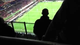 Drunk Spurs fans singing f*** them all