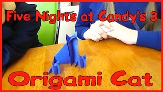 Как сделать Origami Cat из Five Nights at Candy's 3