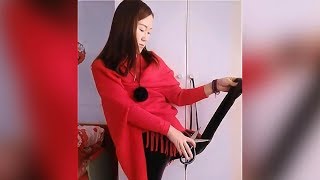 Lovely Amputee Girl Cutting Off Her Empty Pant #1