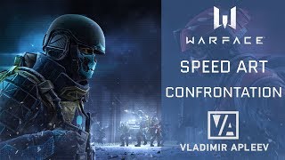 warface Speed Art -  Сonfrontation