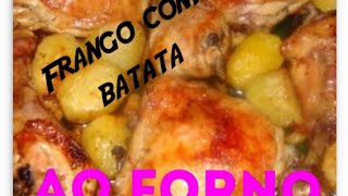 Frango assado com batata #marido na cozinha jessica Gomes