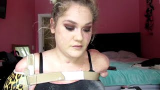 grungy eye look-nude lips & Sawdust festival vlog! ♡