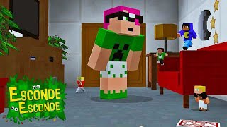 Minecraft: FICAMOS PEQUENOS NO ESCONDE-ESCONDE!