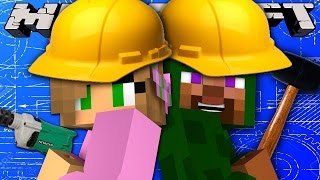 Minecraft - BUILD BATTLES - ROBOTS & RAINBOWS!