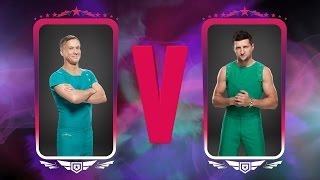 Peter Duncan & Carl Froch compete in the Vault Off - Tumble: Semi-Final - BBC One