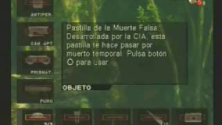 METAL GEAR SOLID 3: fake death pill snake