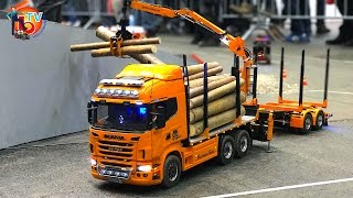 BRUDER TRUCK SCANIA ? Modelltruck - Parcours ???? ModellBau Wels 2017