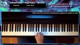 Hand Independence Exercise - Basic Piano