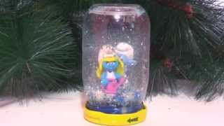 Новогодние поделки #1 Как сделать снежный шар   How to make a snowing ball