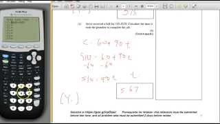 MS SL functions & linear models review solution