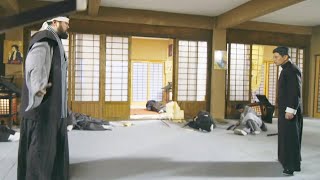 日本最強武士瞧不起小老頭，哪想到他是隱世功夫高手，四兩撥千斤，打得武士吐血！ ️ 抗日