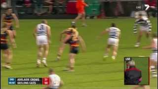 Laird gets taken high by Bartel - AFL