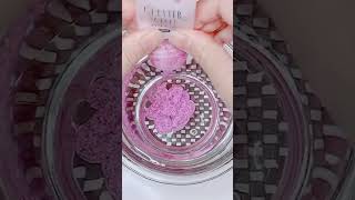 セリアのグリッターペイントをスライムに混ぜる???? #shorts #スライム #asmr
