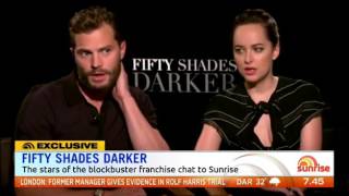 Jamie Dornan, Dakota Johnson - Sunrise Interview