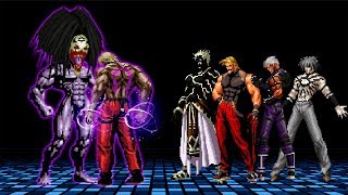Darkside Rugal-Remake (Showcase) VS KOF Boss Team