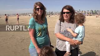 USA: Locals call for accountability as oil spill reaches Huntington Beach