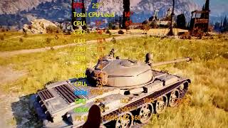 PowerColor Radeon R7 360 2GB running World Of Tanks Benchmark @ Ultra @ 1920x1080