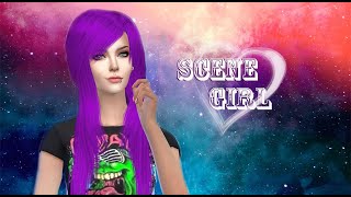 Sims 4 Create a sim Emo/Scene Girl