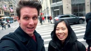 Chinese Girls First Time Reaction to NYC