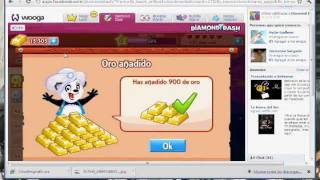 jugando diamond dash con truco xd!!
