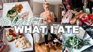 WHAT I ATE IN A WEEK TO LOSE FAT| HEALTHY GROCERY HAUL 2020| Tres Chic Mama