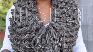 Puff Stitch Cowl