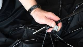 Ремонт зонта-полуавтомата своими руками. / Repair umbrella-semiautomatic own hands
