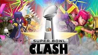 Clash of Clans - SUPERBOWL CLAN WARS! TOTAL Clan War Destruction!