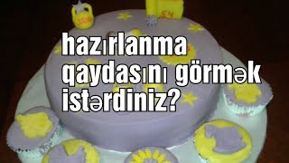 Marsipanlı və kremli tortlar